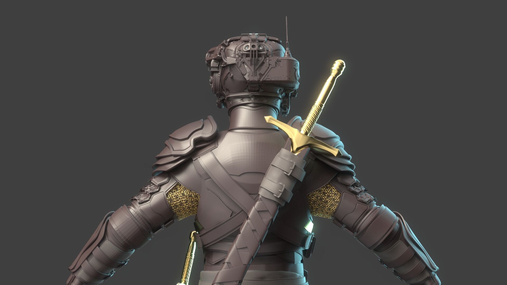 Robot Warrior 3D model_10