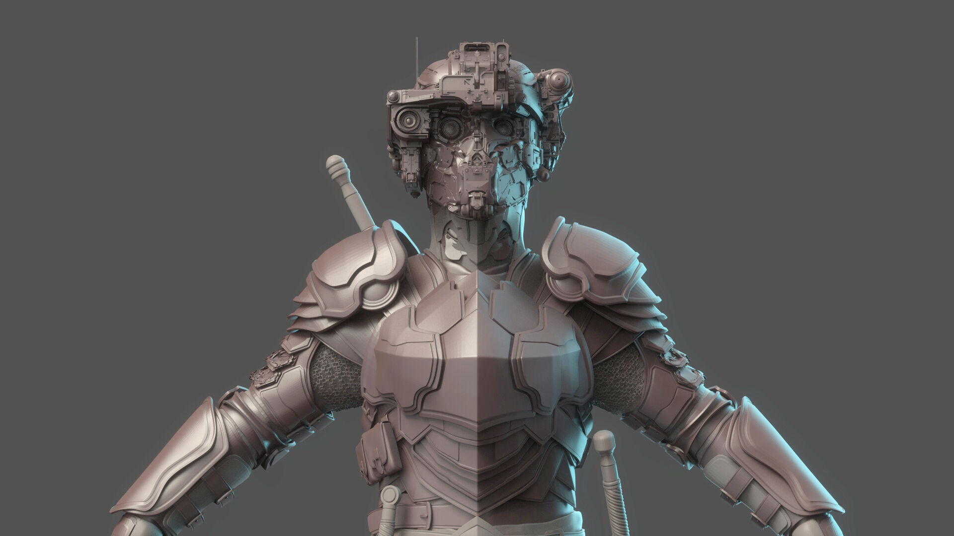 Robot Warrior 3D model_12