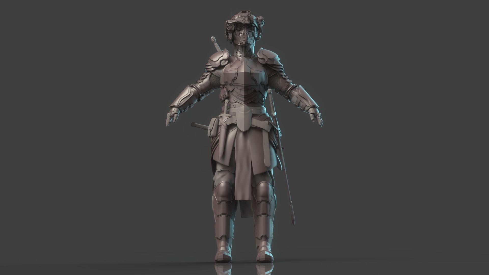 Robot Warrior 3D model_13