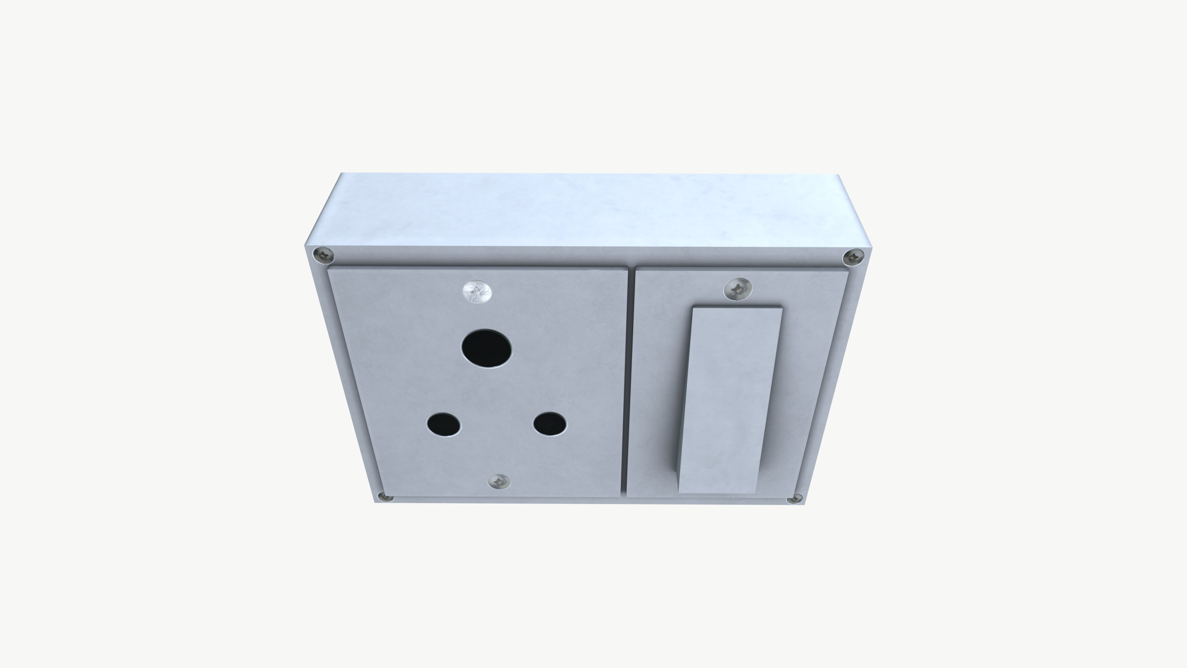Electrical Switch Board 3D model_4