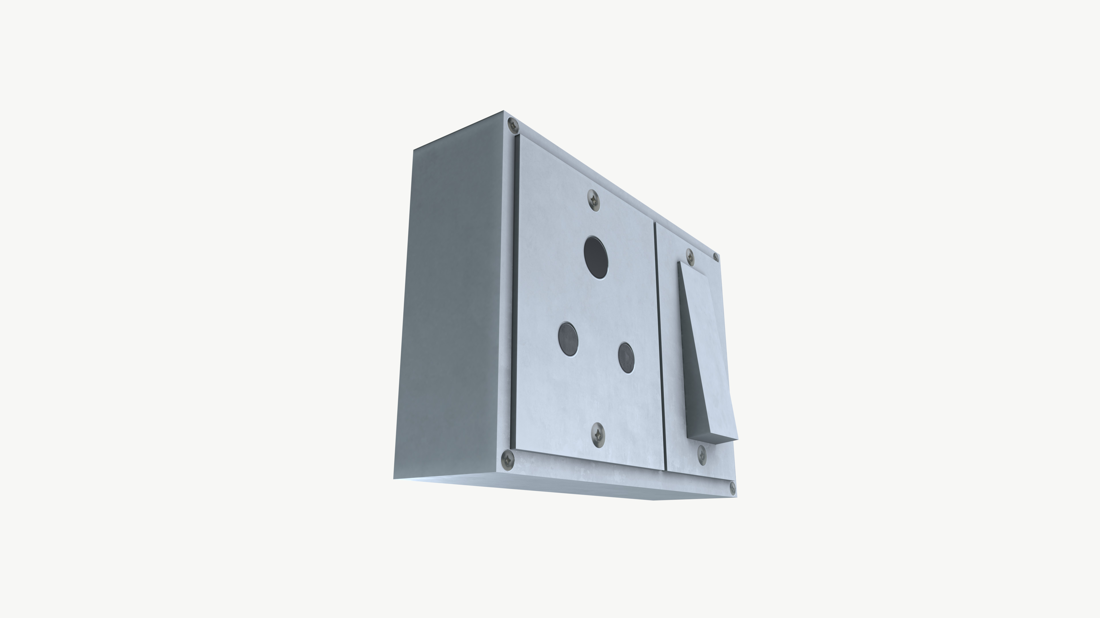 Electrical Switch Board 3D model_6