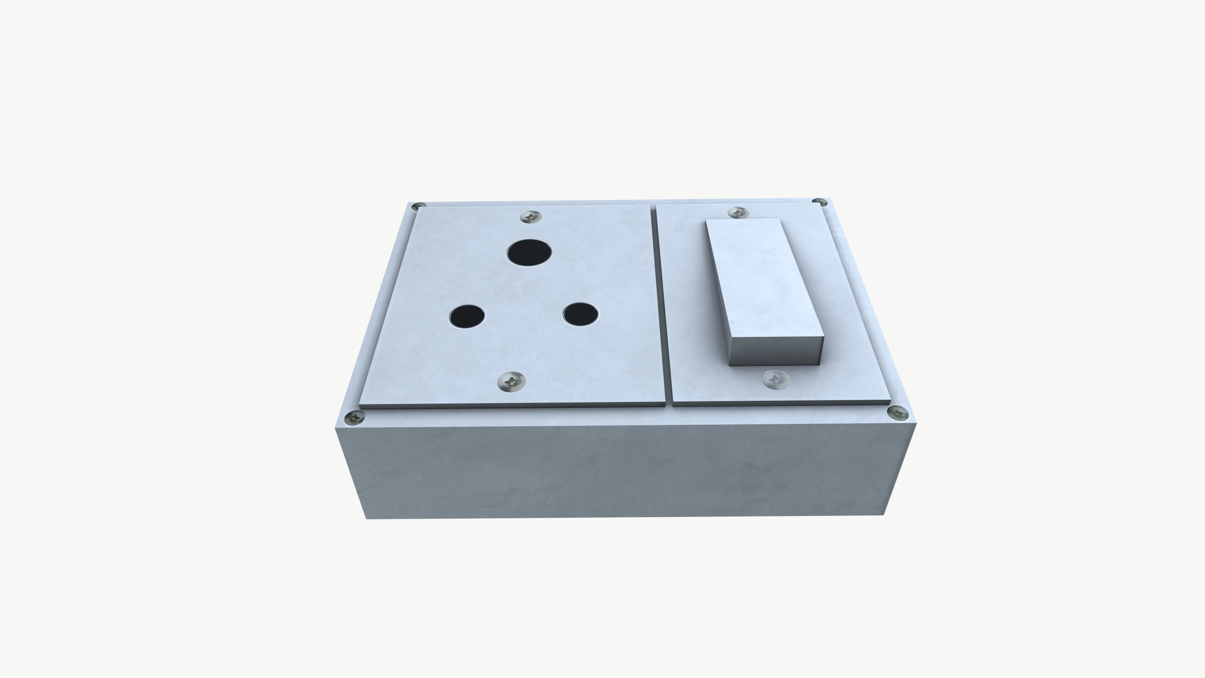 Electrical Switch Board 3D model_2