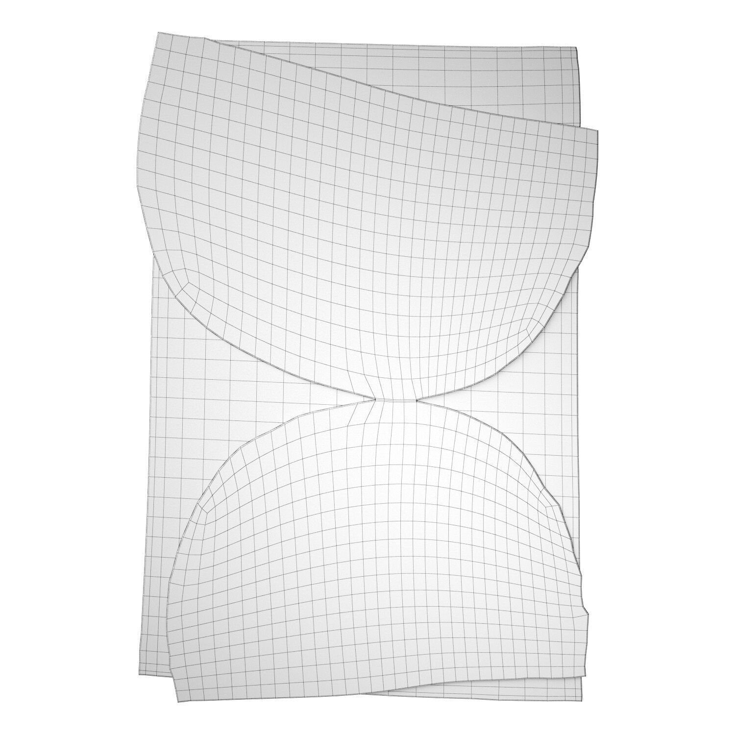 Pink Tint Azalea Rug Low-poly 3D model_3