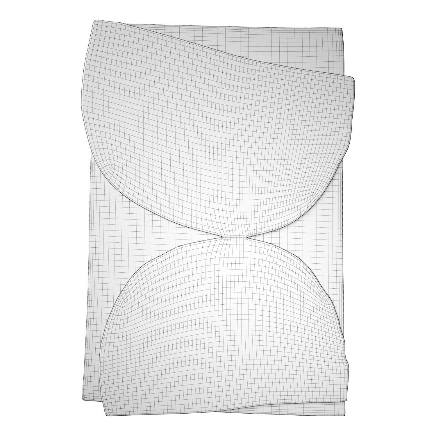 Pink Tint Azalea Rug Low-poly 3D model_4