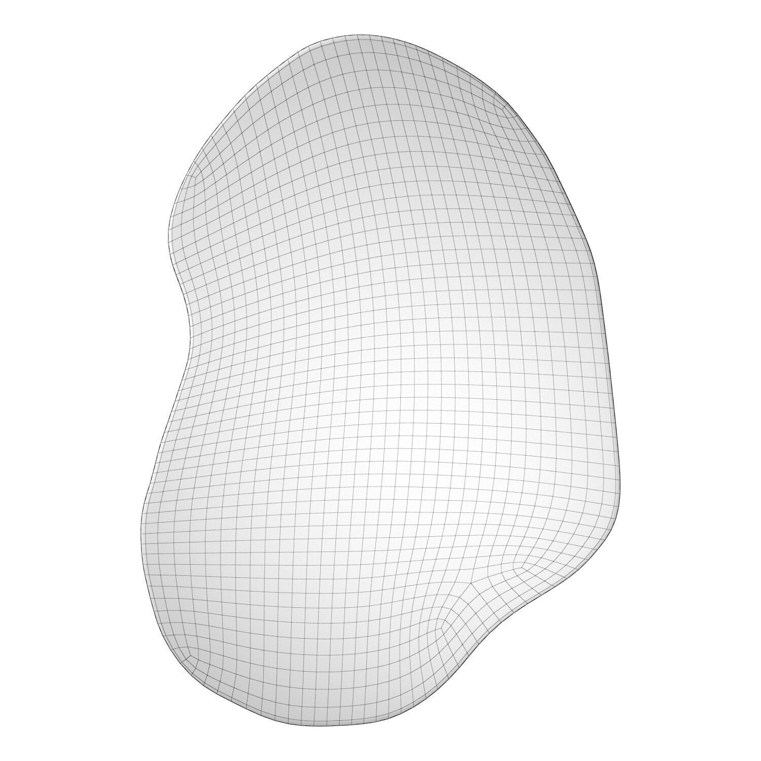 Slate Azalea Rug Low-poly 3D model_3