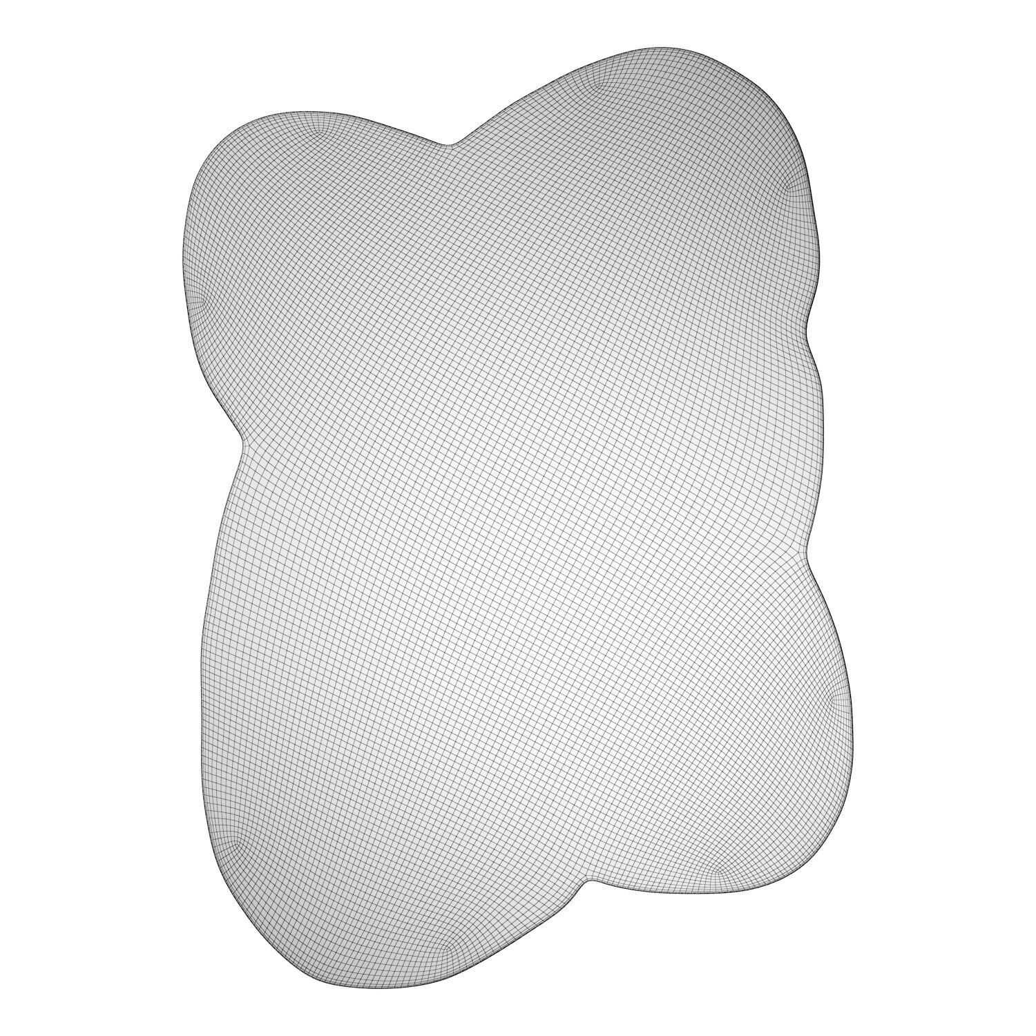 Taupe Azalia Rug 3D model_4