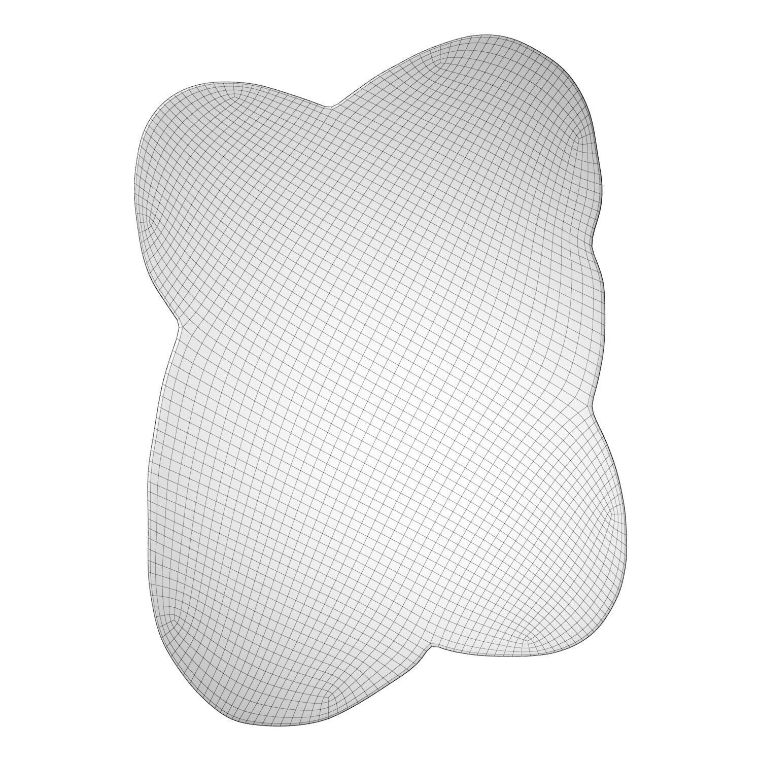 Taupe Azalia Rug 3D model_3