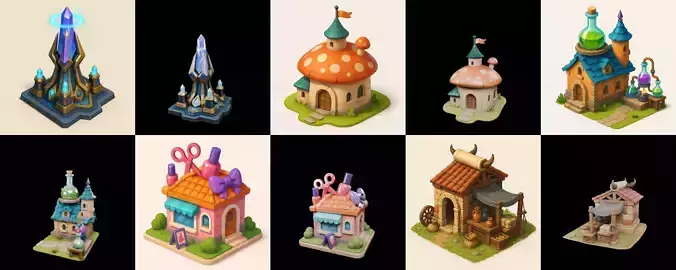 Building Of Empire bundle 4 pack 100 glb