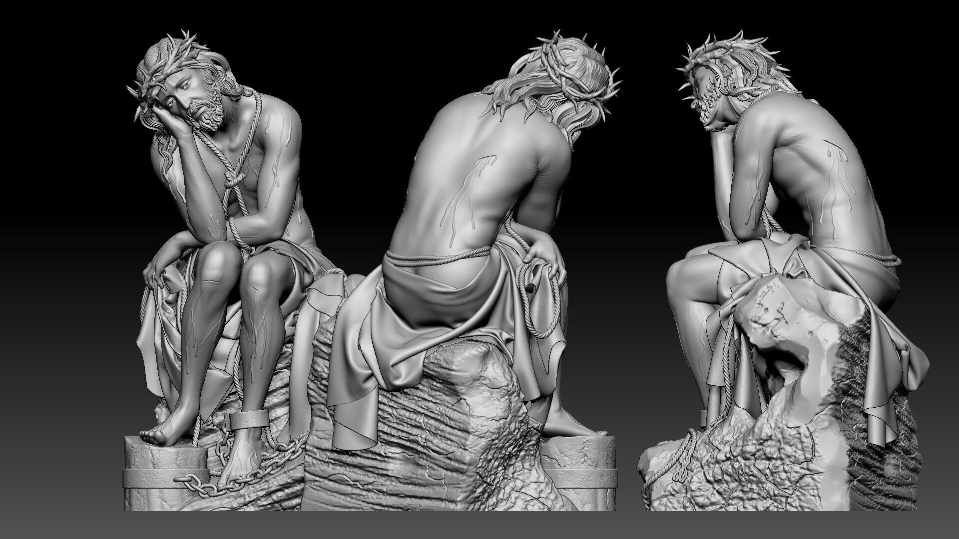 Jesus Christ  3D print model_7