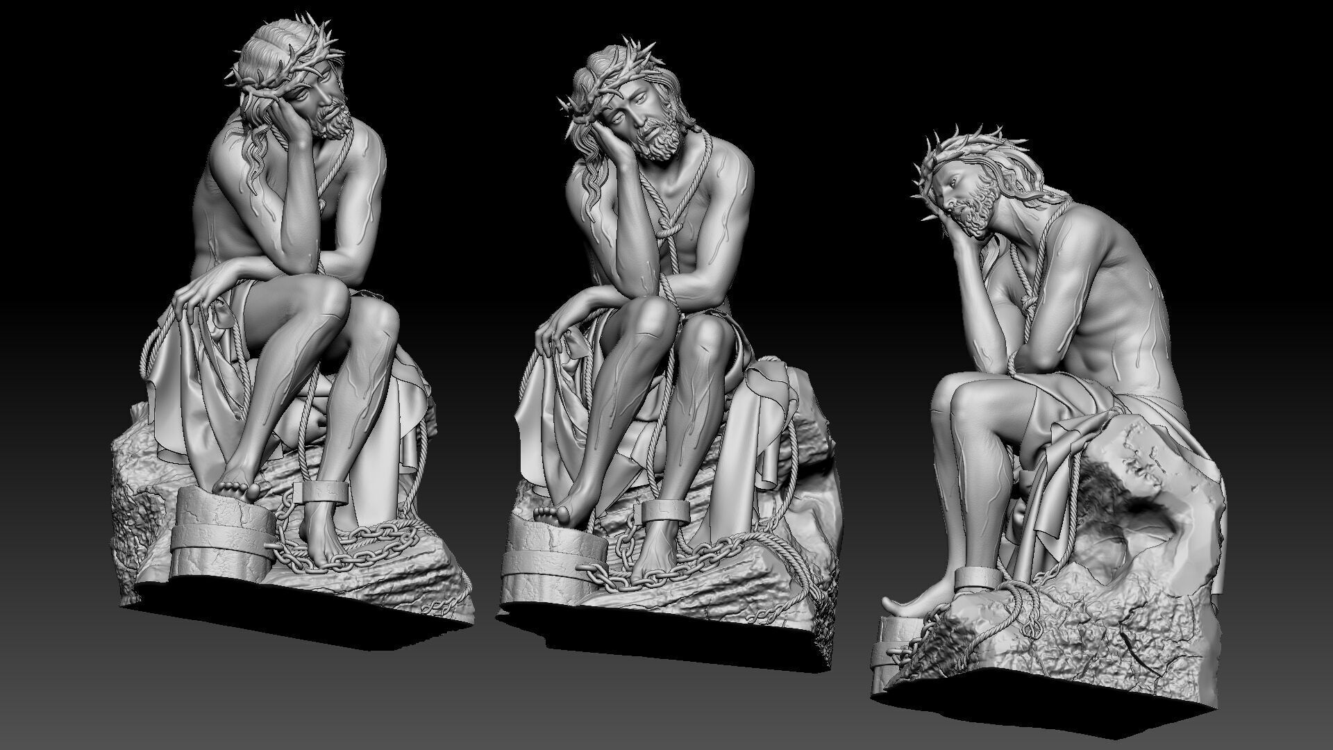 Jesus Christ  3D print model_5