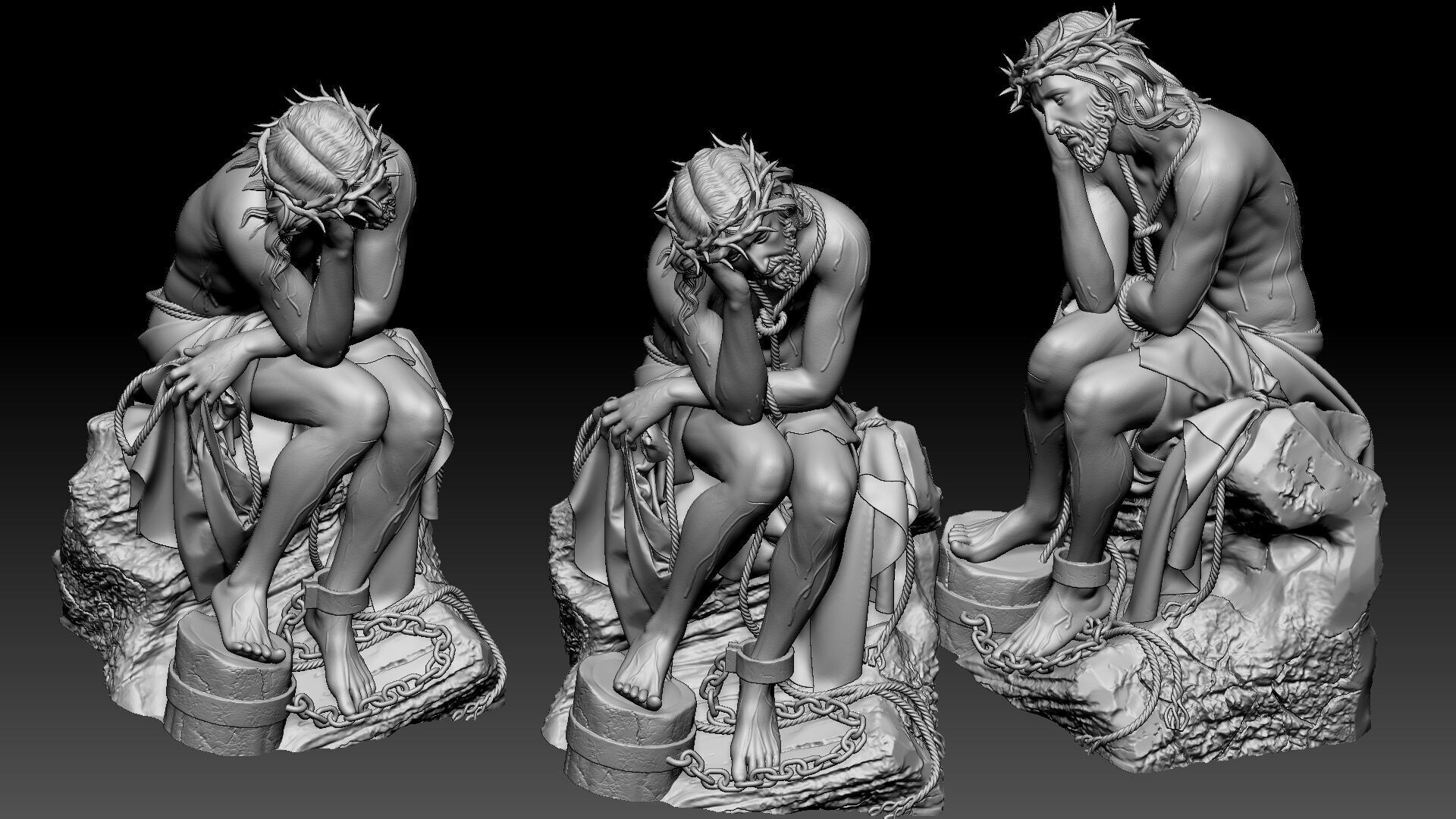 Jesus Christ  3D print model_4