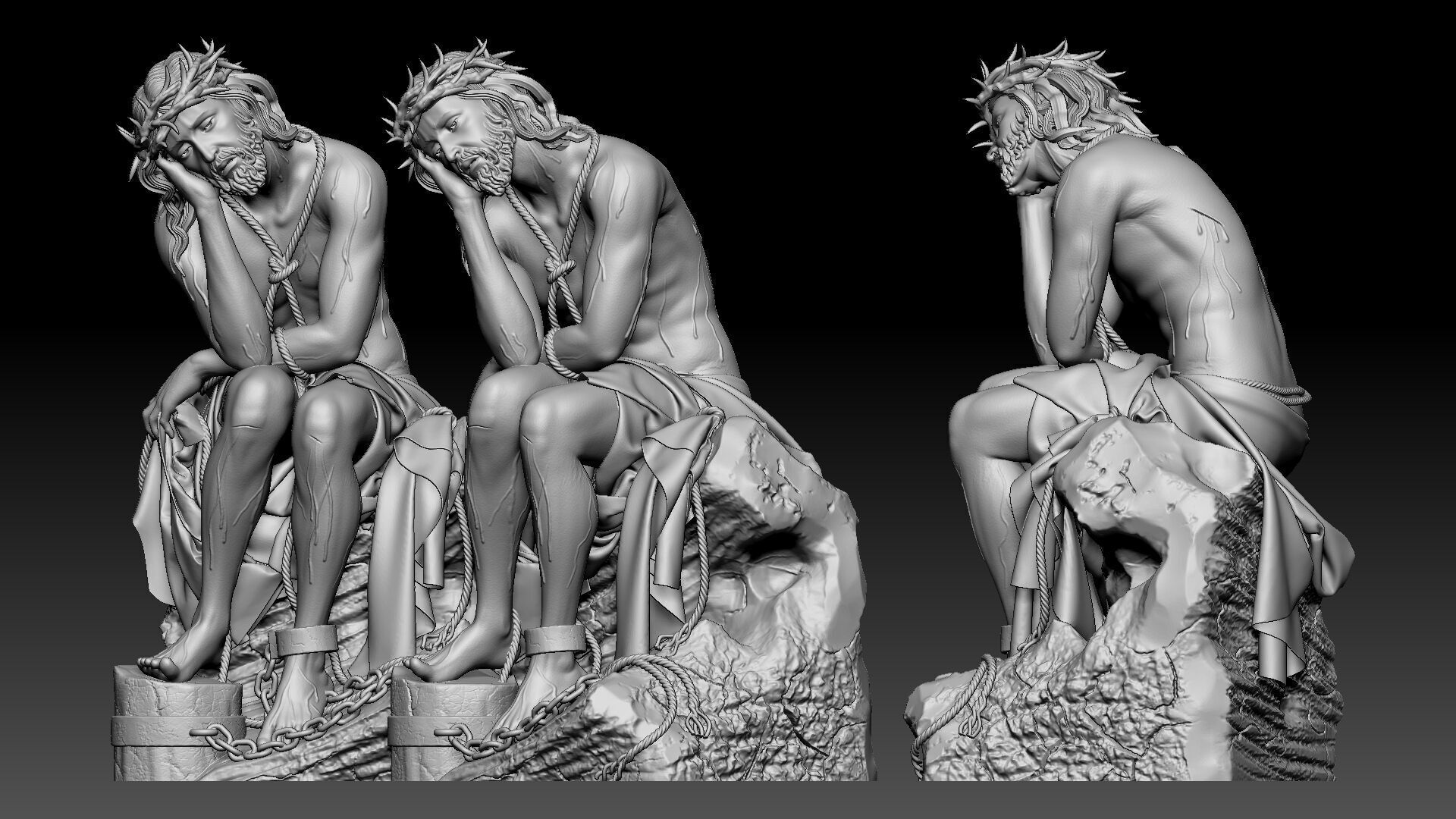 Jesus Christ  3D print model_2