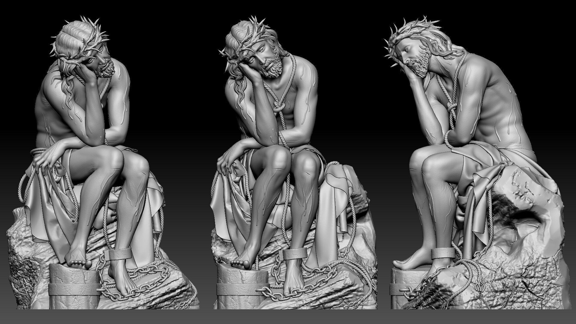 Jesus Christ  3D print model_1