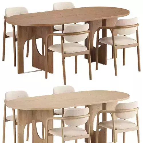 Polspotten Henry Chair and Apollo Table