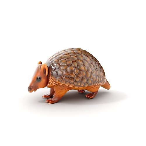 Armadillo Model Pack  High Detail Textured D Model Low-poly 3D model