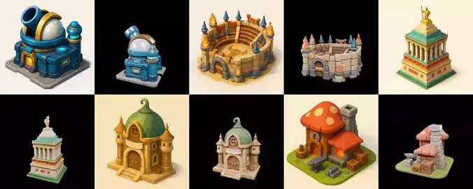 Building Of Empire bundle 31 pack 100 glb