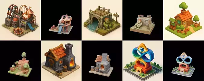 Building Of Empire bundle 30 pack 100 glb