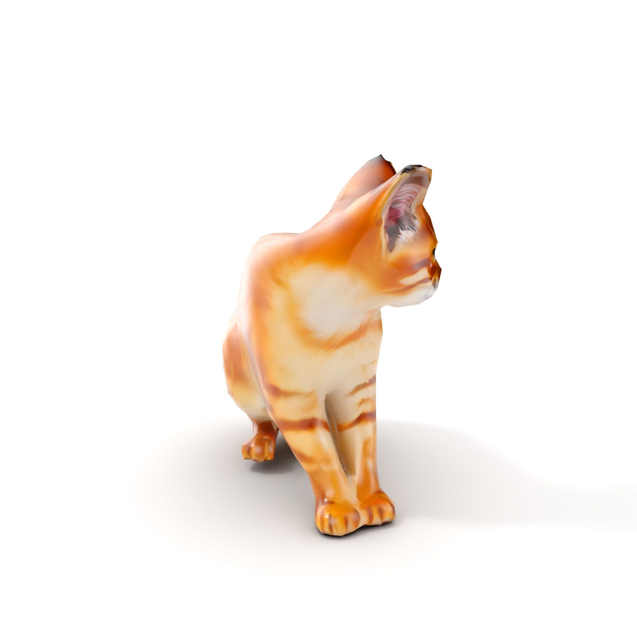 Stylized Cat Model Pack Low-poly 3D model_8