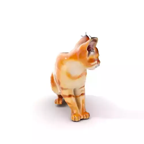 Stylized Cat Model Pack Low-poly 3D model