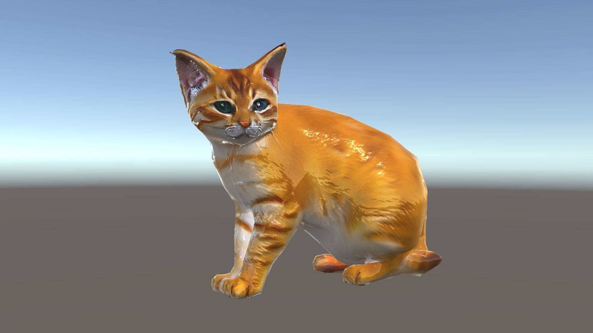 Stylized Cat Model Pack Low-poly 3D model_36