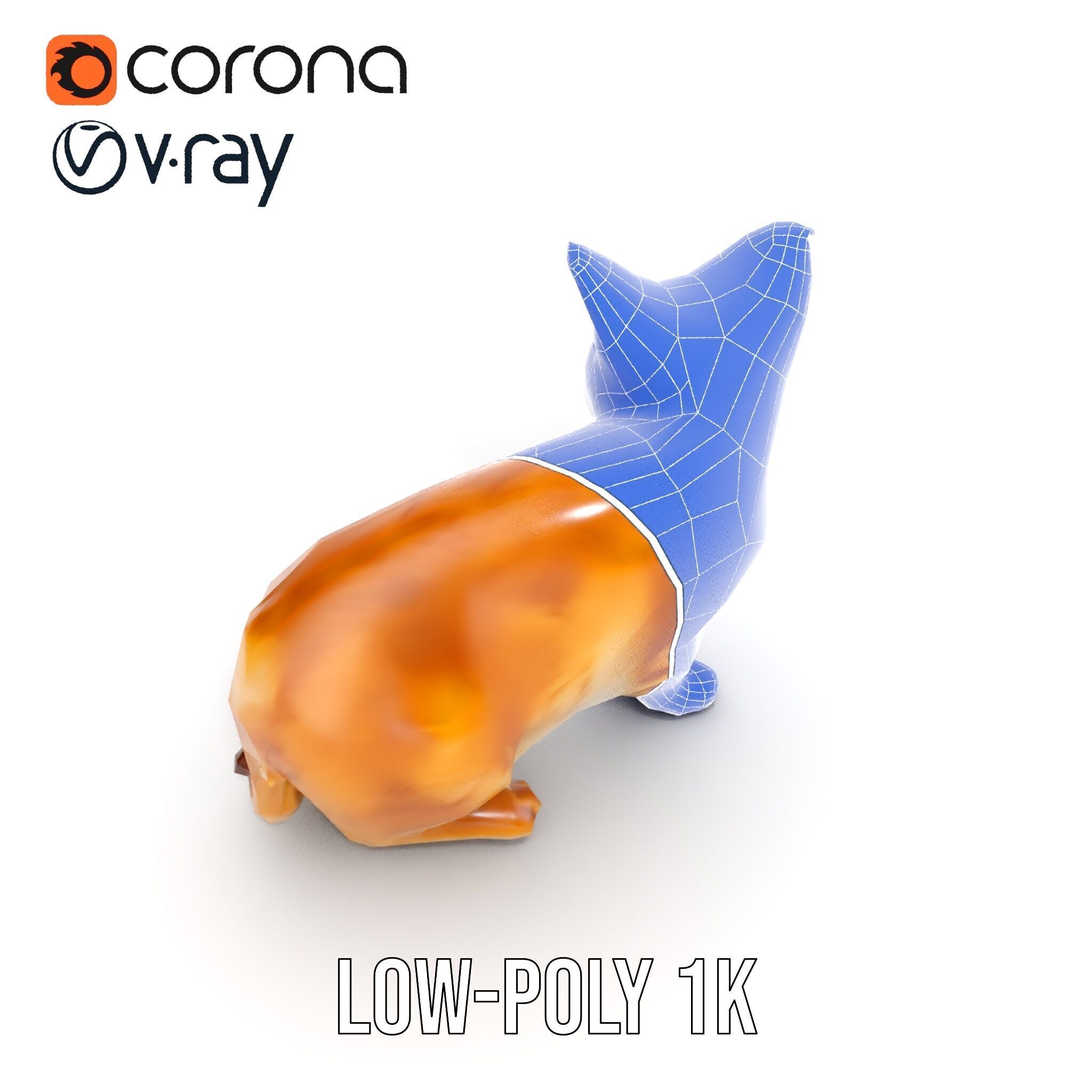 Stylized Cat Model Pack Low-poly 3D model_27