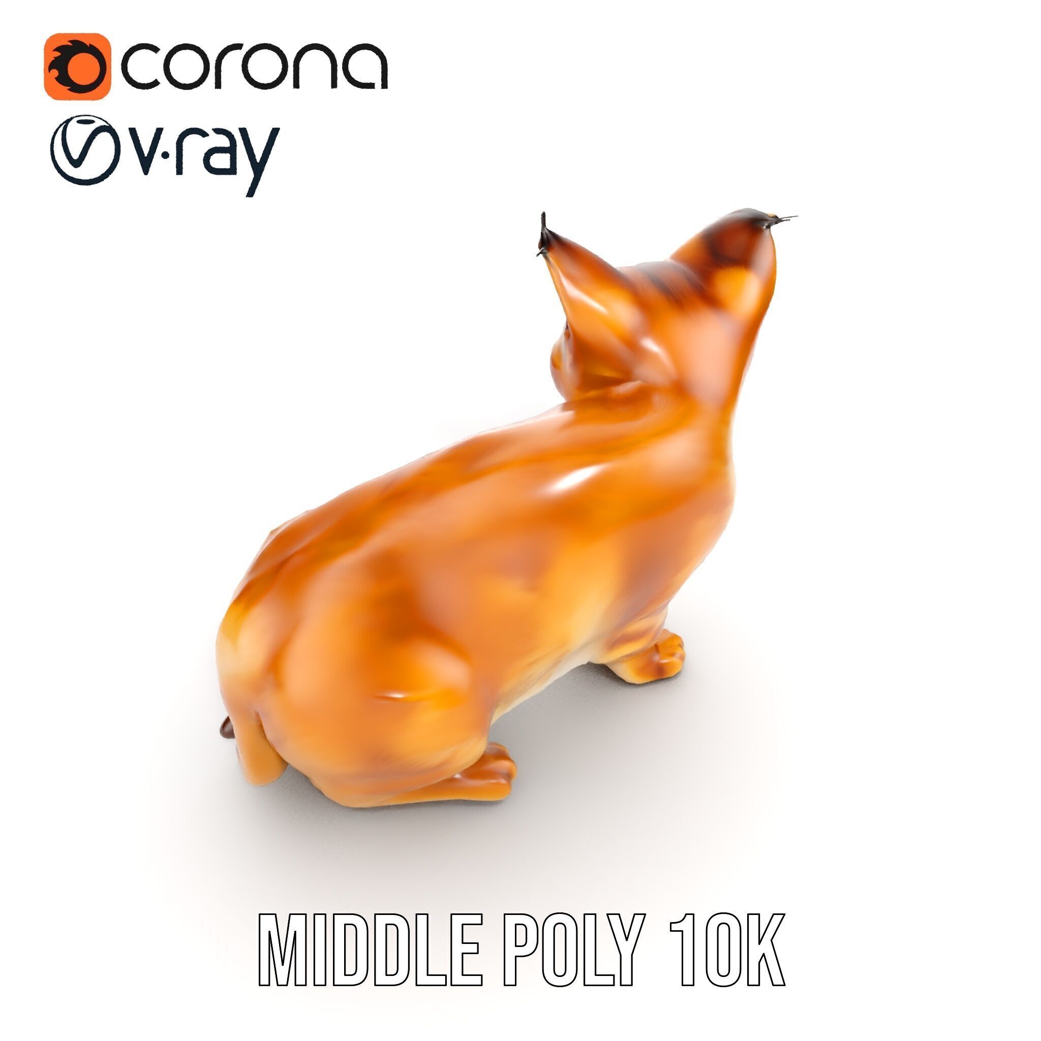 Stylized Cat Model Pack Low-poly 3D model_18