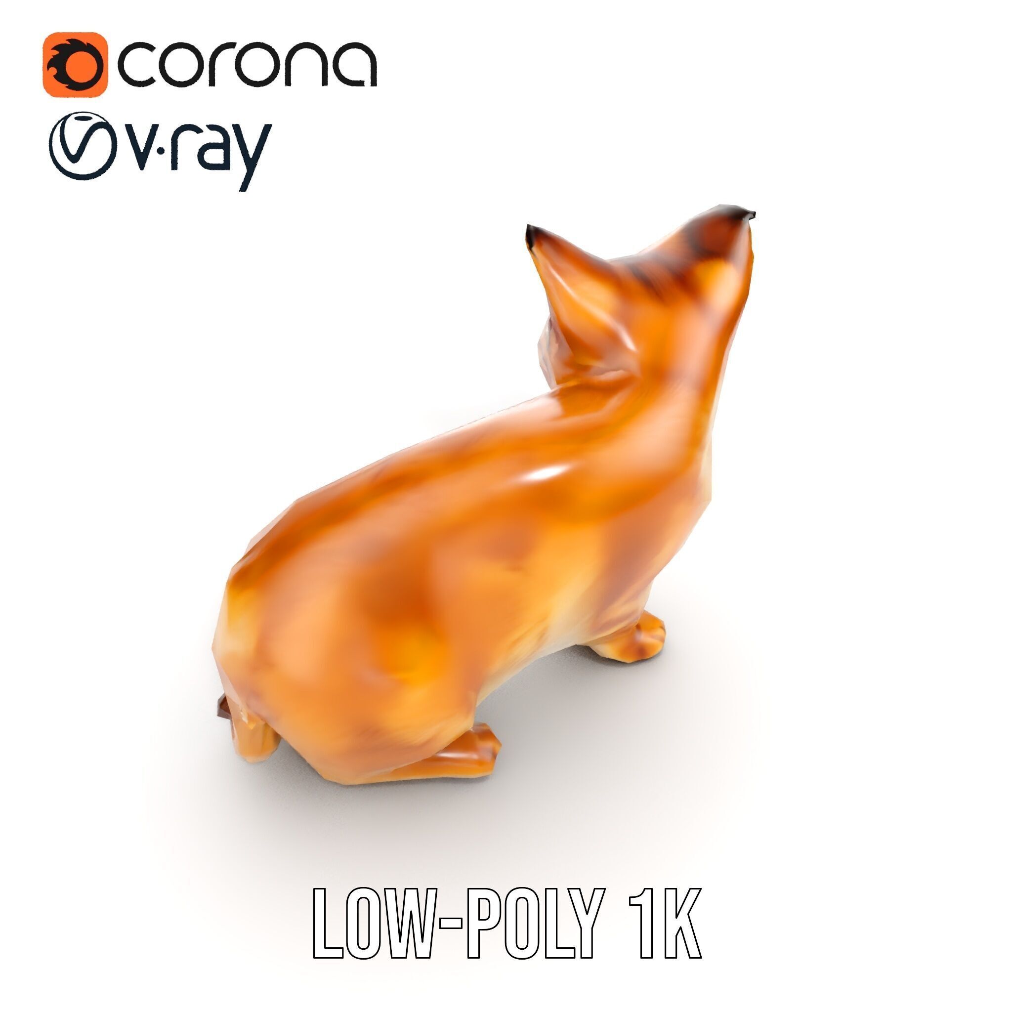 Stylized Cat Model Pack Low-poly 3D model_11