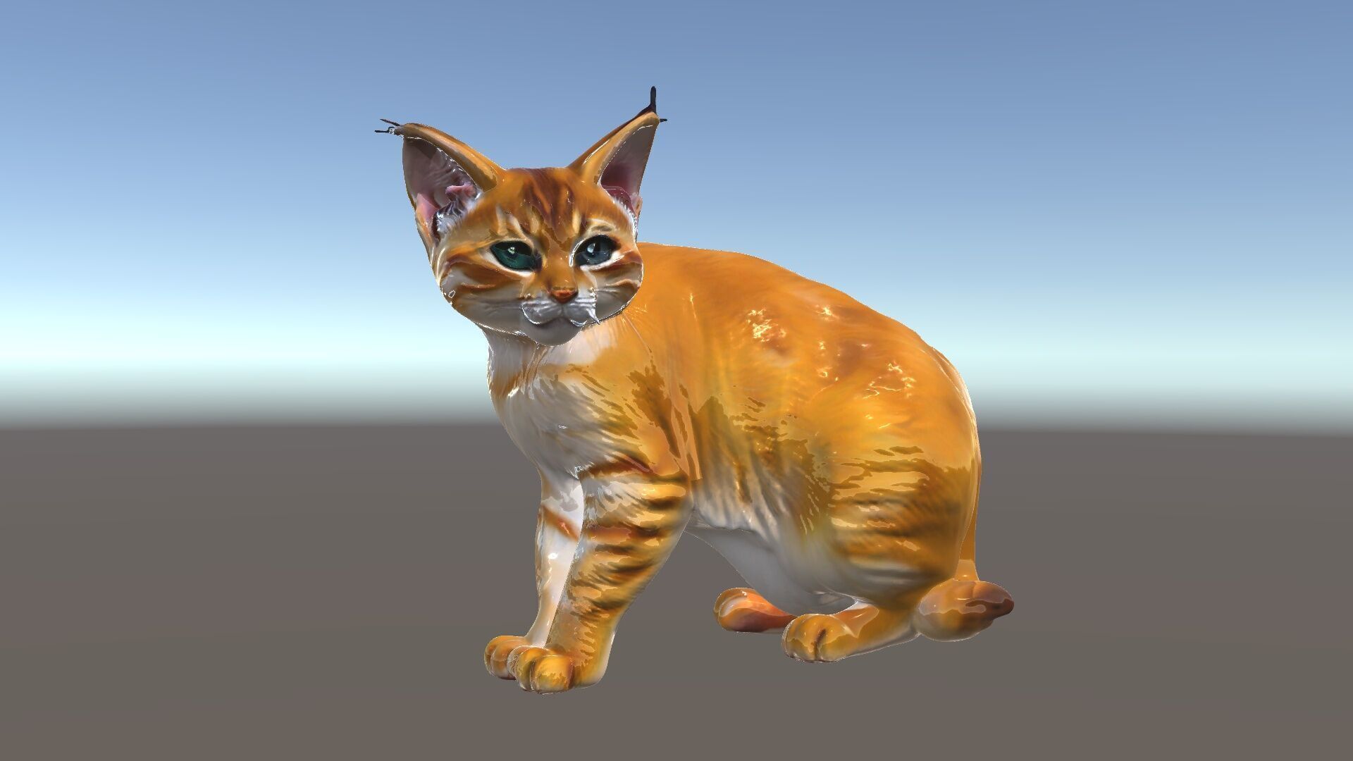 Stylized Cat Model Pack Low-poly 3D model_6