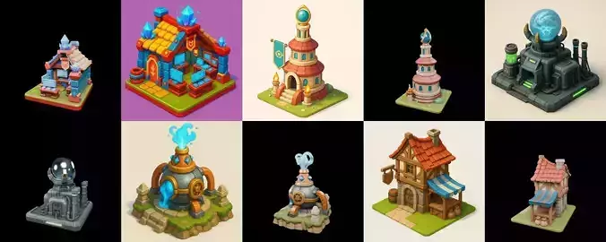 Building Of Empire bundle 27 pack 100 glb