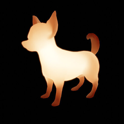 Indirect Chihuahua lighting 3D model
