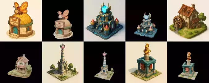 Building Of Empire bundle 25 pack 100 glb