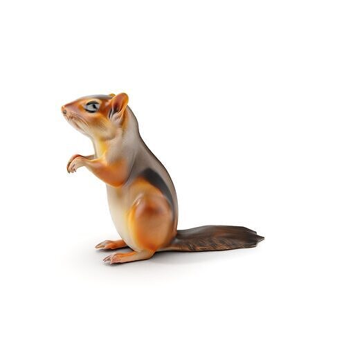 Realistic Squirrel Character Model Pack Low-poly 3D model