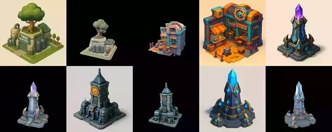 Building Of Empire bundle 24 pack 100 glb