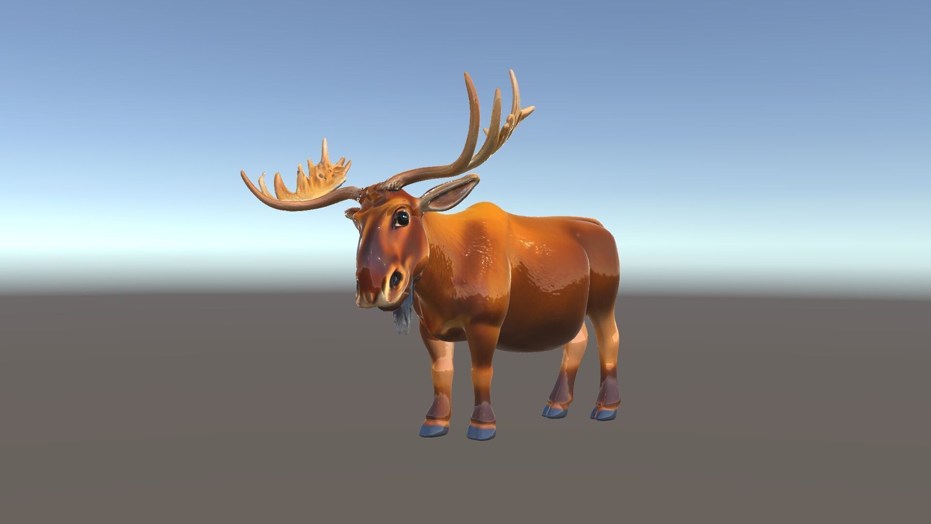 Realistic Moose Model Pack for Various Applications Low-poly 3D model_6