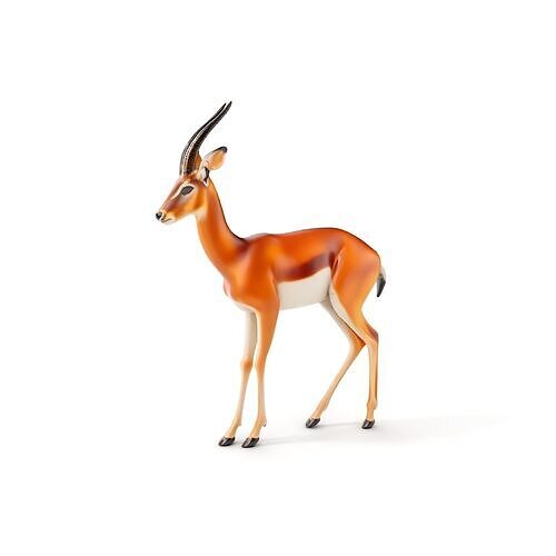 Gazelle Model Pack for Realistic Wildlife Scenes Low-poly 3D model