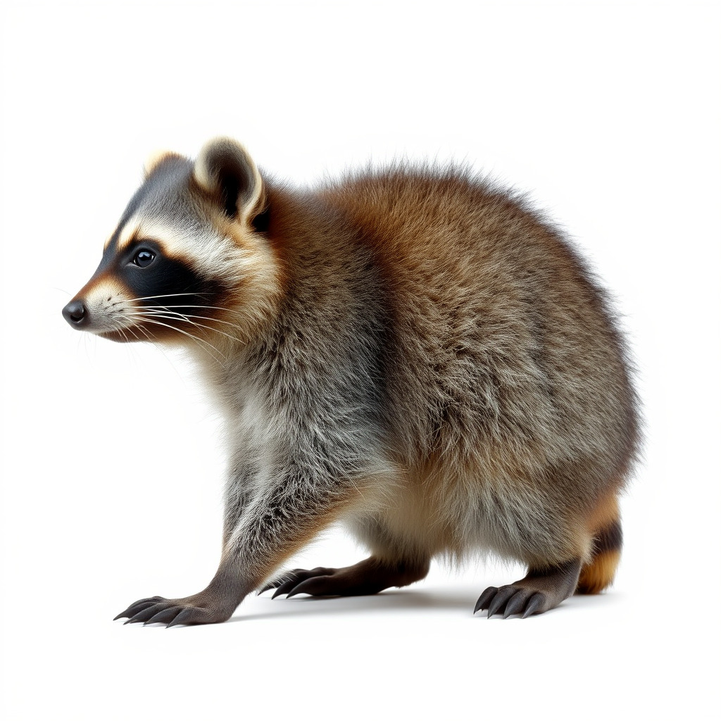 Realistic Raccoon Model Pack Low-poly 3D model_3
