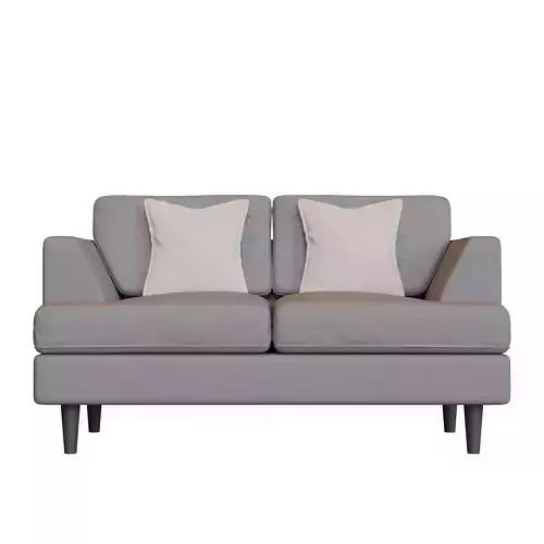 Grey Two Seater Sofa
