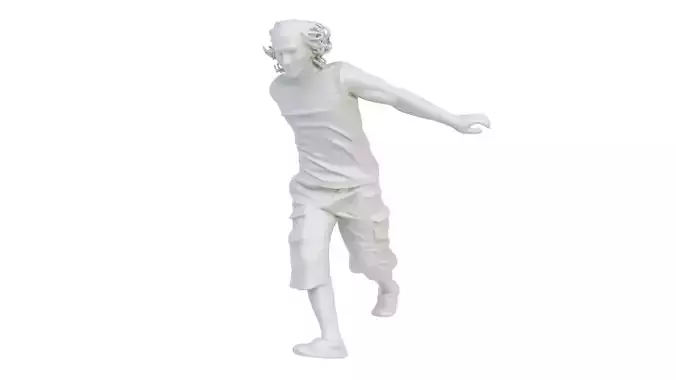 Figurine character man 3D model