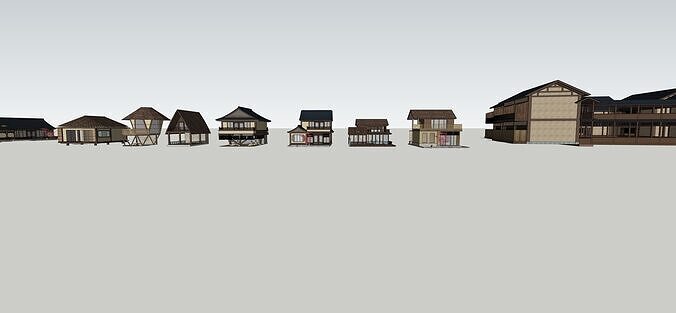 Song Dynasty-style architecture 3D model
