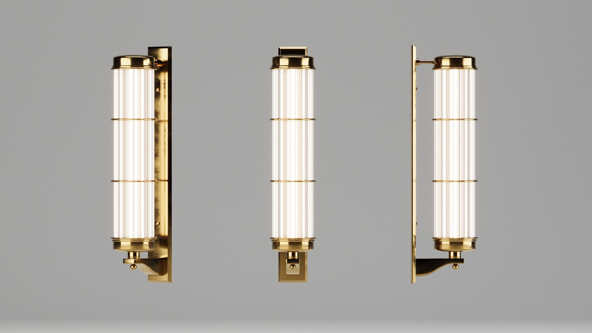 CHARLES Baretto Wall Lamp 3D model_3