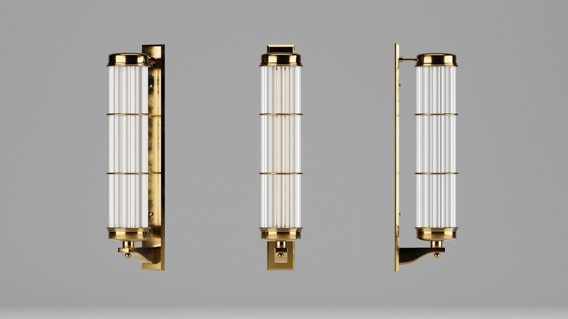 CHARLES Baretto Wall Lamp 3D model_2