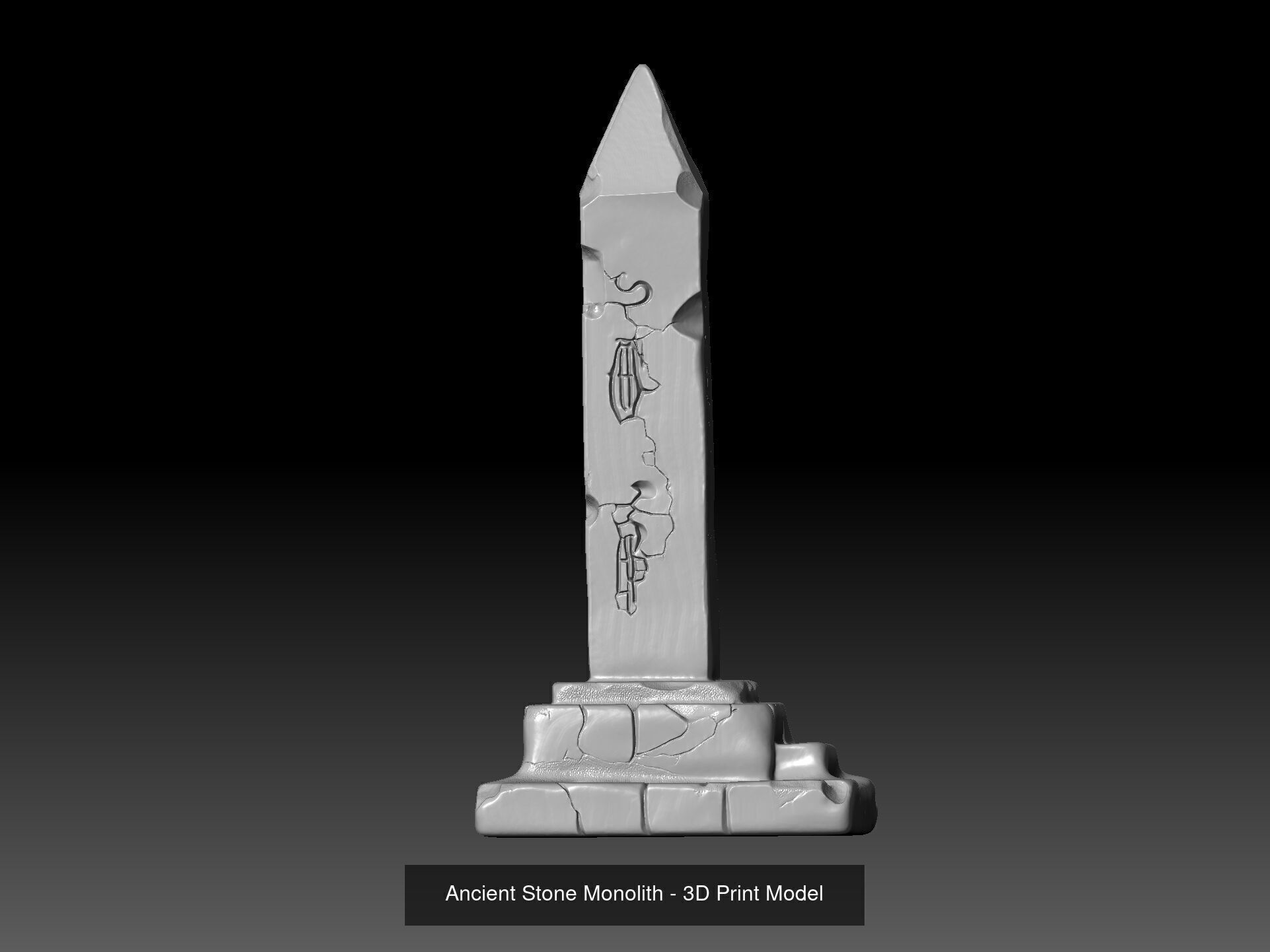 Ancient Ruins Pack STL Props for RPG  Dioramas 3D Model Collection_3