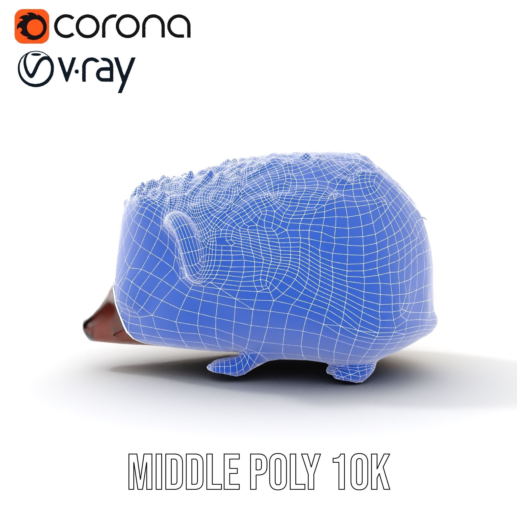 Hedgehog D Model Pack with Detailed Texturing Low-poly 3D model_27