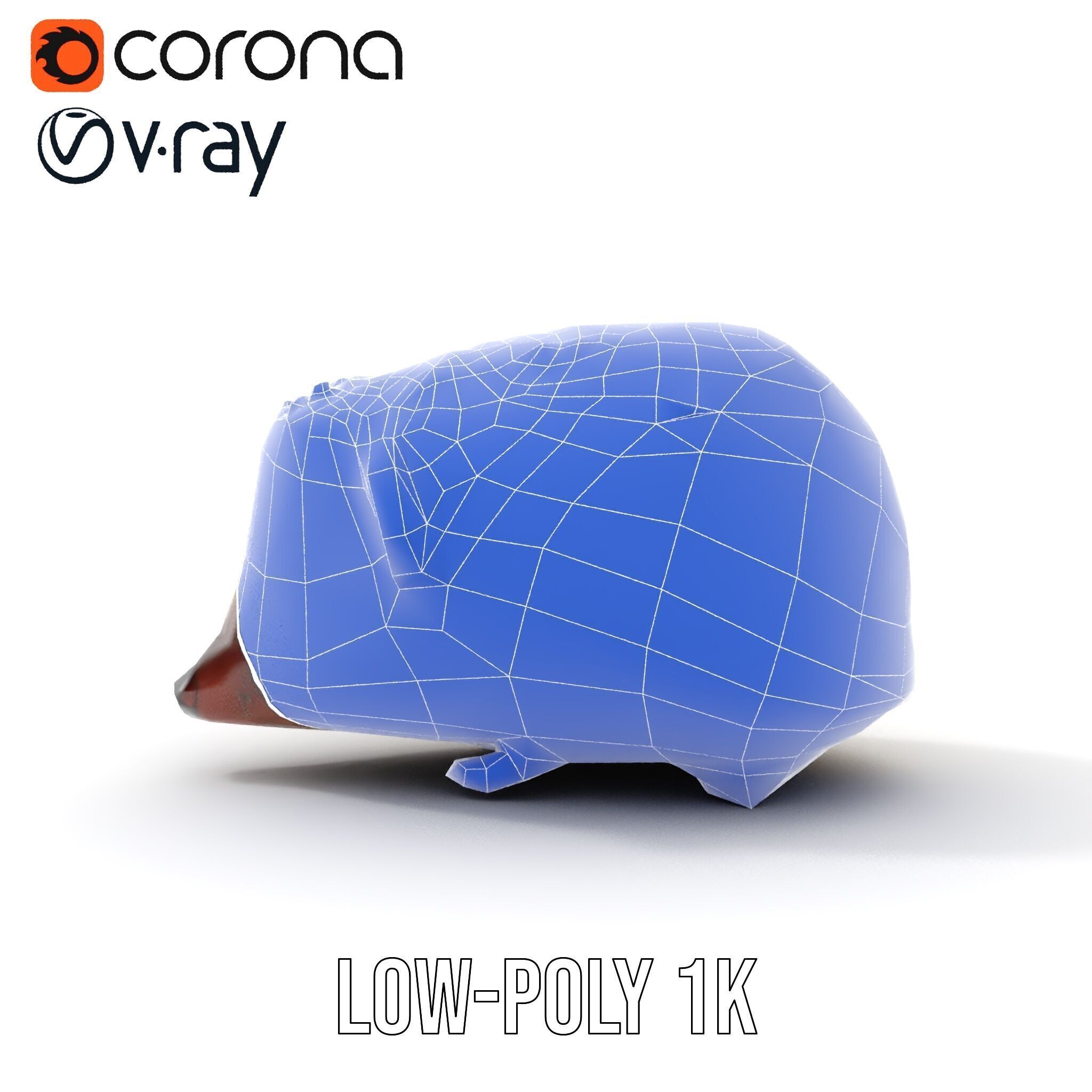 Hedgehog D Model Pack with Detailed Texturing Low-poly 3D model_31