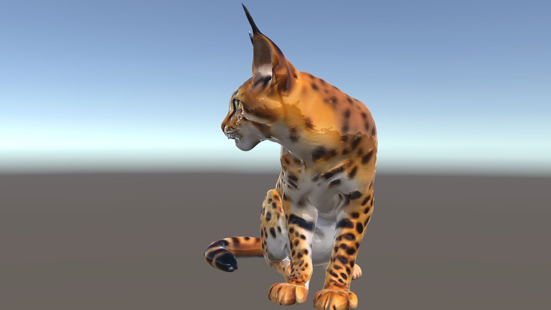 Lifelike Lynx Model Pack Dynamic Wildlife Collection Low-poly 3D model_6