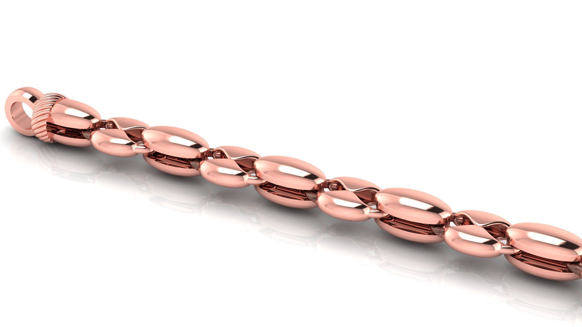 9MM 3d printed chain Model highly sold direct castable 3D print model_1