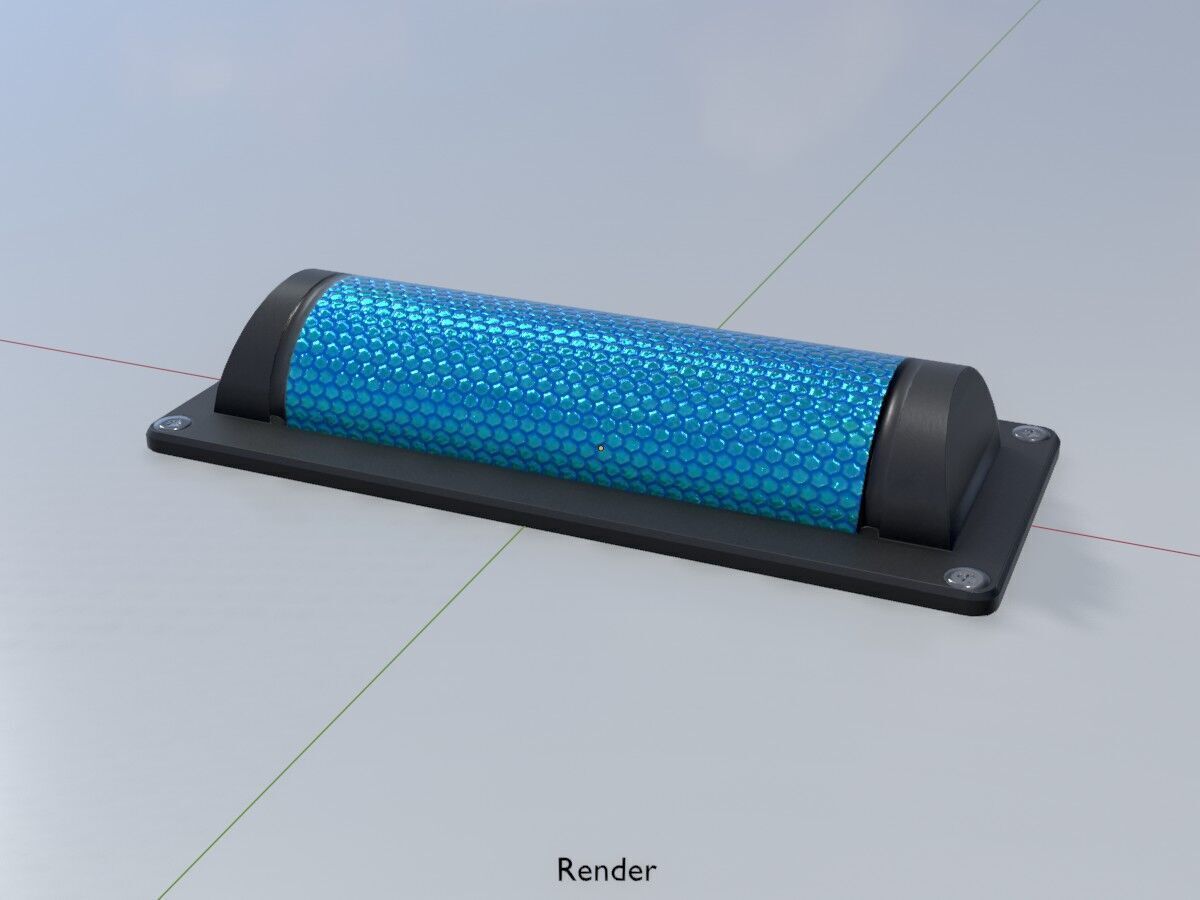 Wildlife Warning Reflector Low-poly 3D model_15