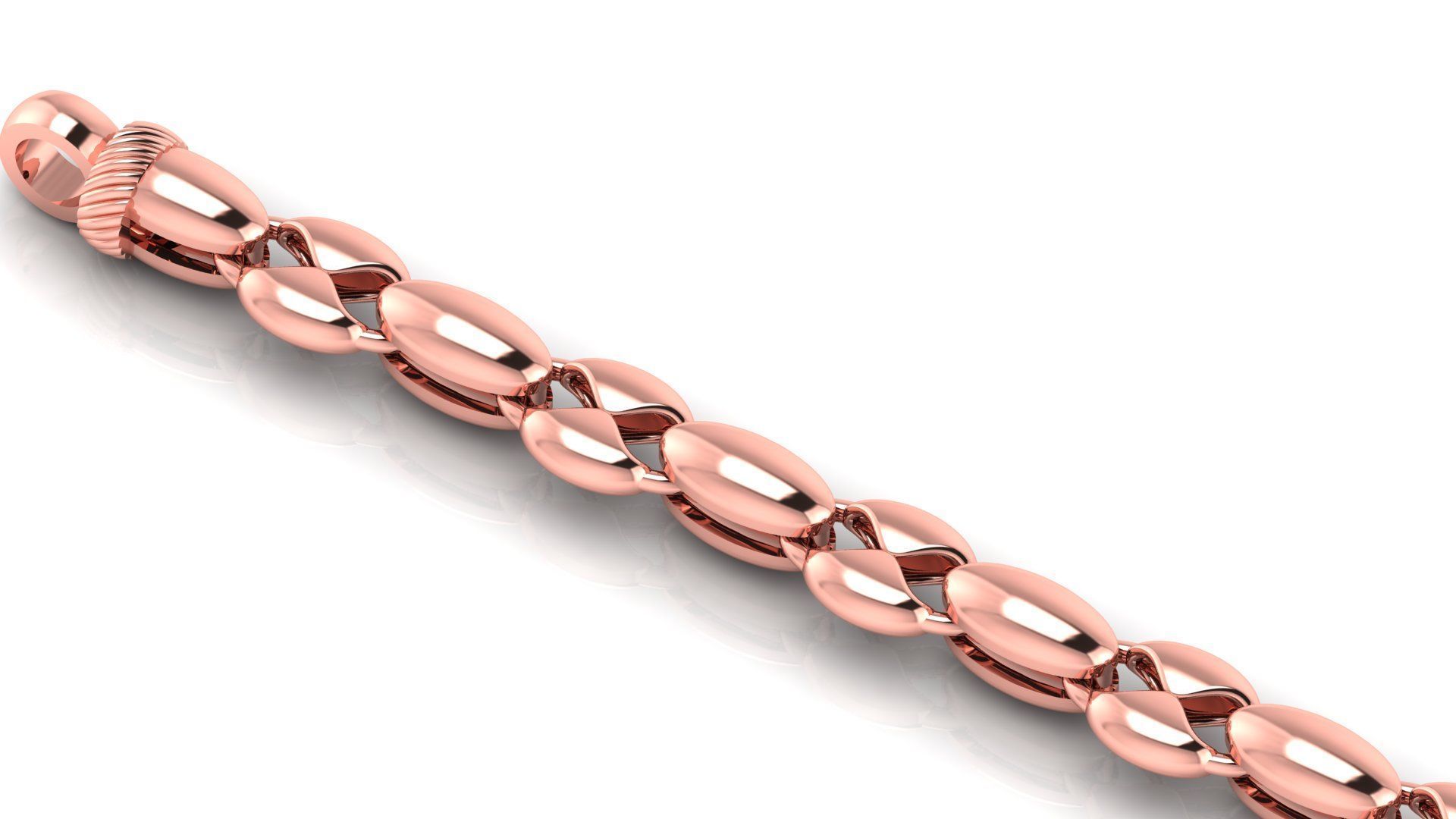 3 SIZE 3d printed chain Model highly sold direct castable 3D Model Collection_9