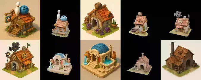 Building Of Empire bundle 10 pack 100 glb