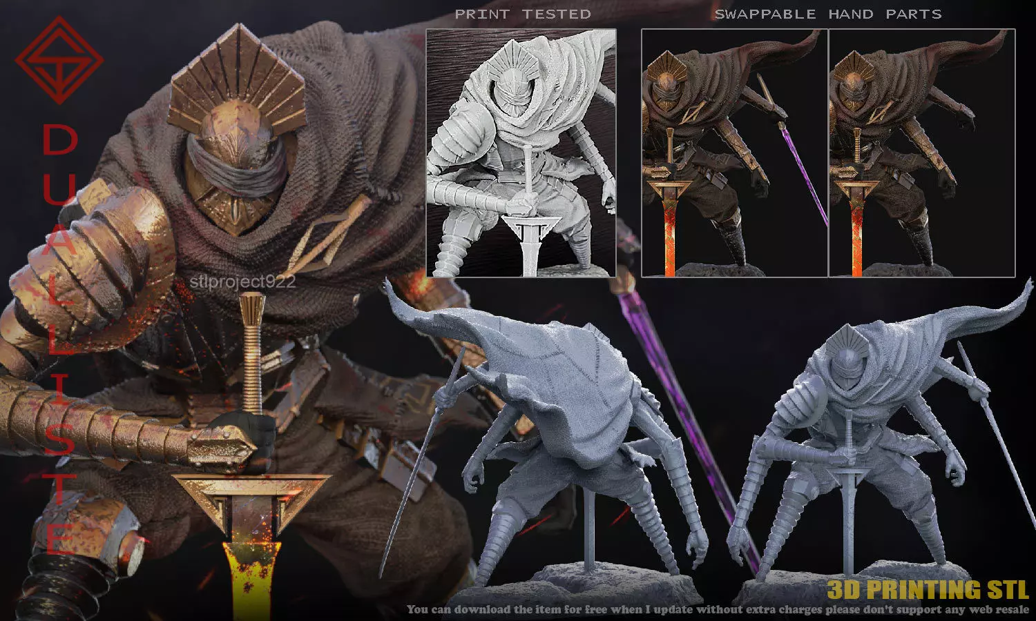 Dualliste 3D print model_0